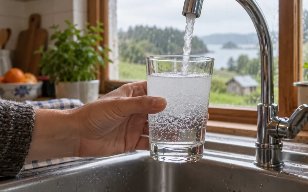 ¿Por qué el agua a veces sale blanca de la llave?